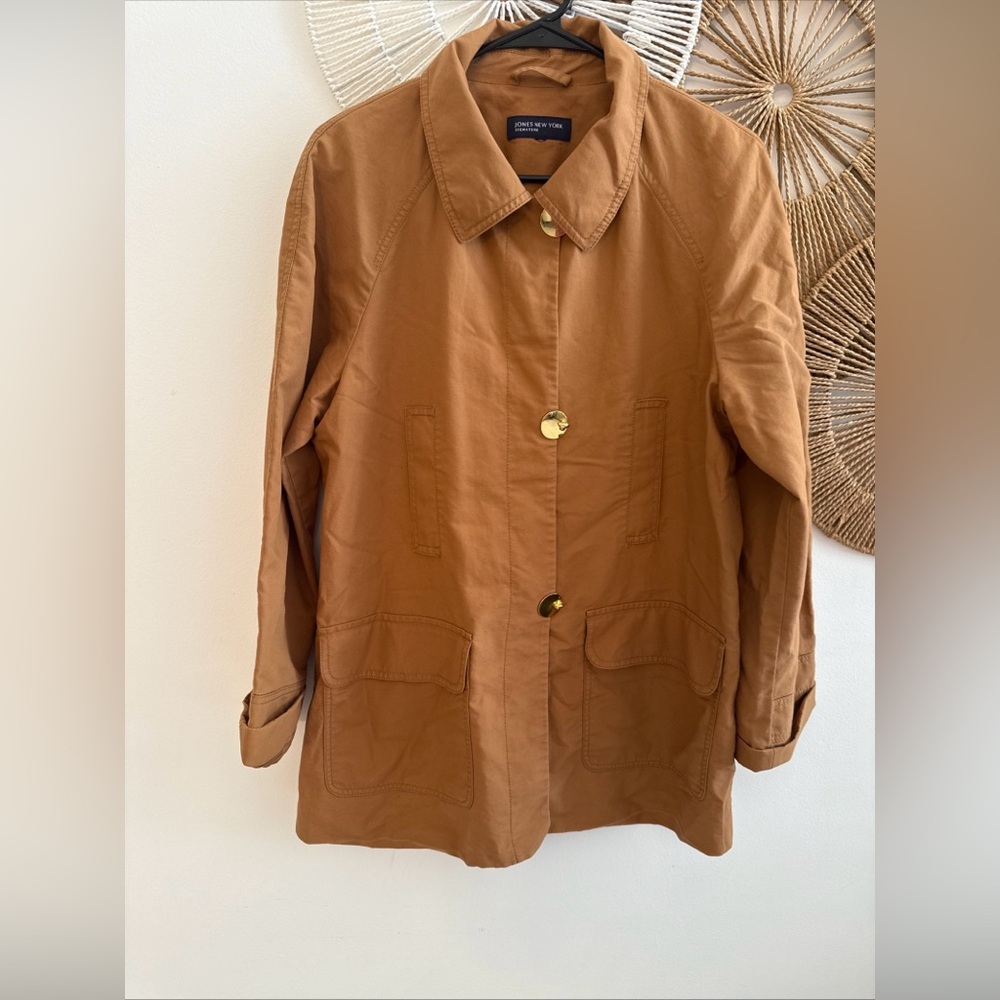 Jones New York Tan Utility Jacket